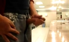 Bigcockflasher - Caught Wanking In Public Restroom