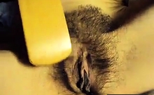 My Girl Brushes Her Hairy Pussy