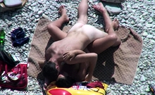 Voyeur Watches Couple Having Sex At The Beach