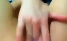 Girl Finger Her Creampie Pussy