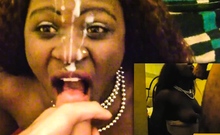 Black Backroom Beauty's Face Gets Plastered