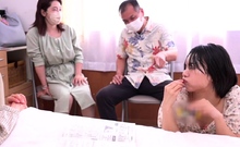 Monami Suzu Get Continuous Bukkake When Visiting Hospital