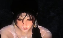 Skyrim Nord Beauty Gangbanged Hard By Army Of Bandits