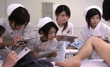 Subtitled CFNM Japanese medical anal prostate massage
